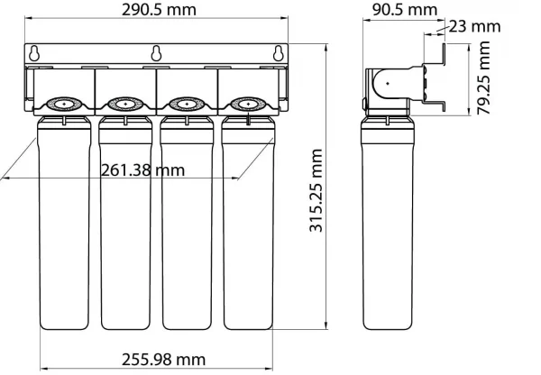 stiebel eltron purple ultra filtration membrane filter cartridge 222330 line