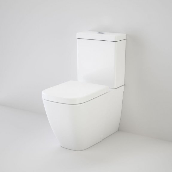 caroma cube wall face suite w soft close seat white 824615w