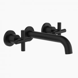 clark cross wall basin bath set 180 black cl10040 b5a