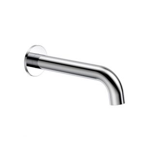 clark round basin bath outlet 220mm chrome cl10015 c5a