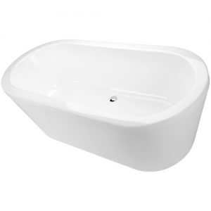 decina cool freestanding bath 1500 white co1500w