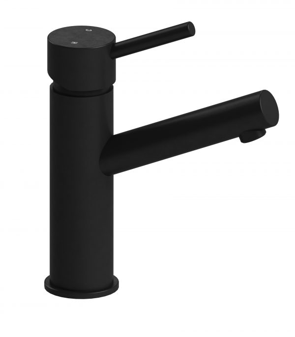 harmony senza basin mixer black a1101b scaled