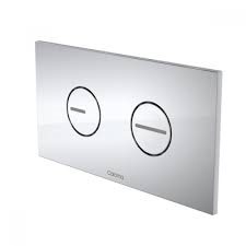 invisi ii dual flush round plate button chrome 237010c