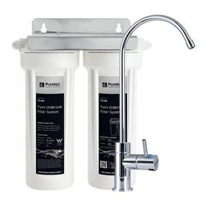puretec dual filter system w high loop faucet 0 5 micron ts200