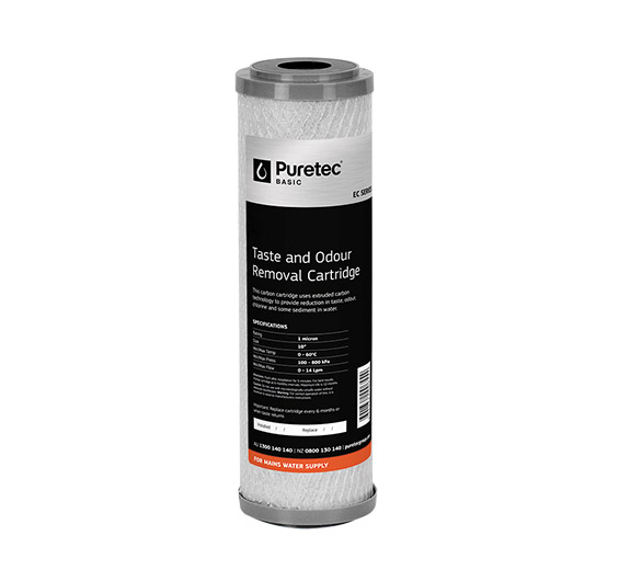 puretec extruded carbon cartridge 5 micron 10 ec051