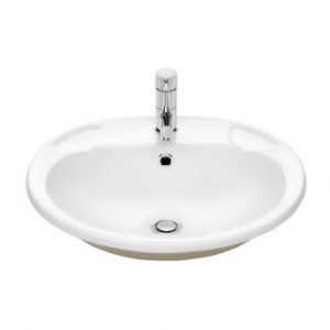 stylus symphony vanity basin 1th white cm3215w